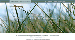 Desktop Screenshot of erik-lily-philipsonsminnesfond.se